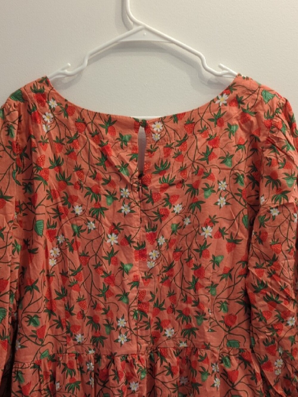 Joanie Women's Square-Neck Dress With Strawberry Print - Picture 6 of 8